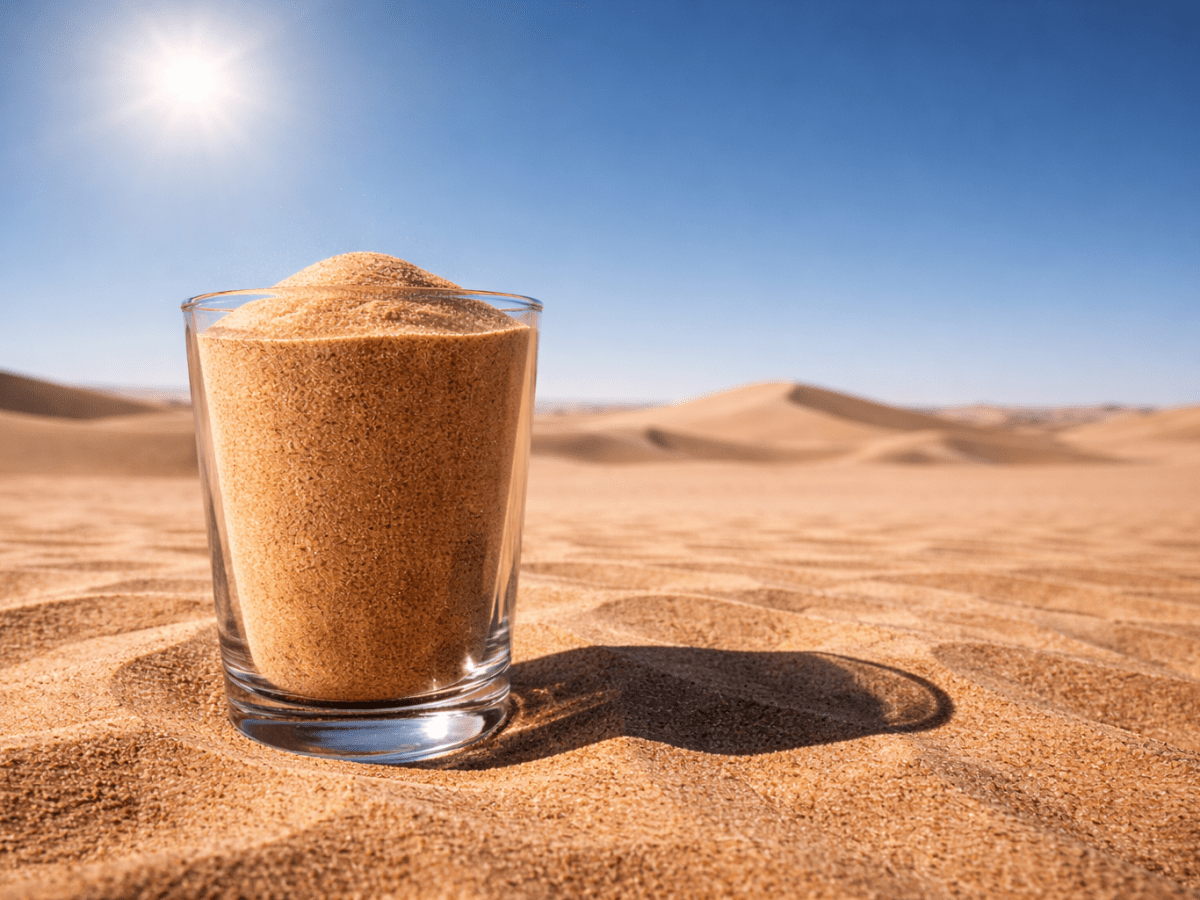 In the absence of a proper idea, people drink the&nbsp;sand.